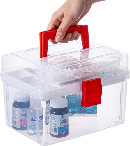 Clear first aid - aid, portable
