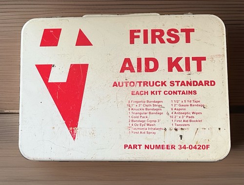 Truck first aid kit - truck, metal